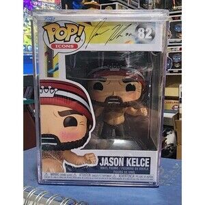 Funko Pop! Vinyl Jason Kelce Shirtless Figure #82 w/ Hard Pop Protector